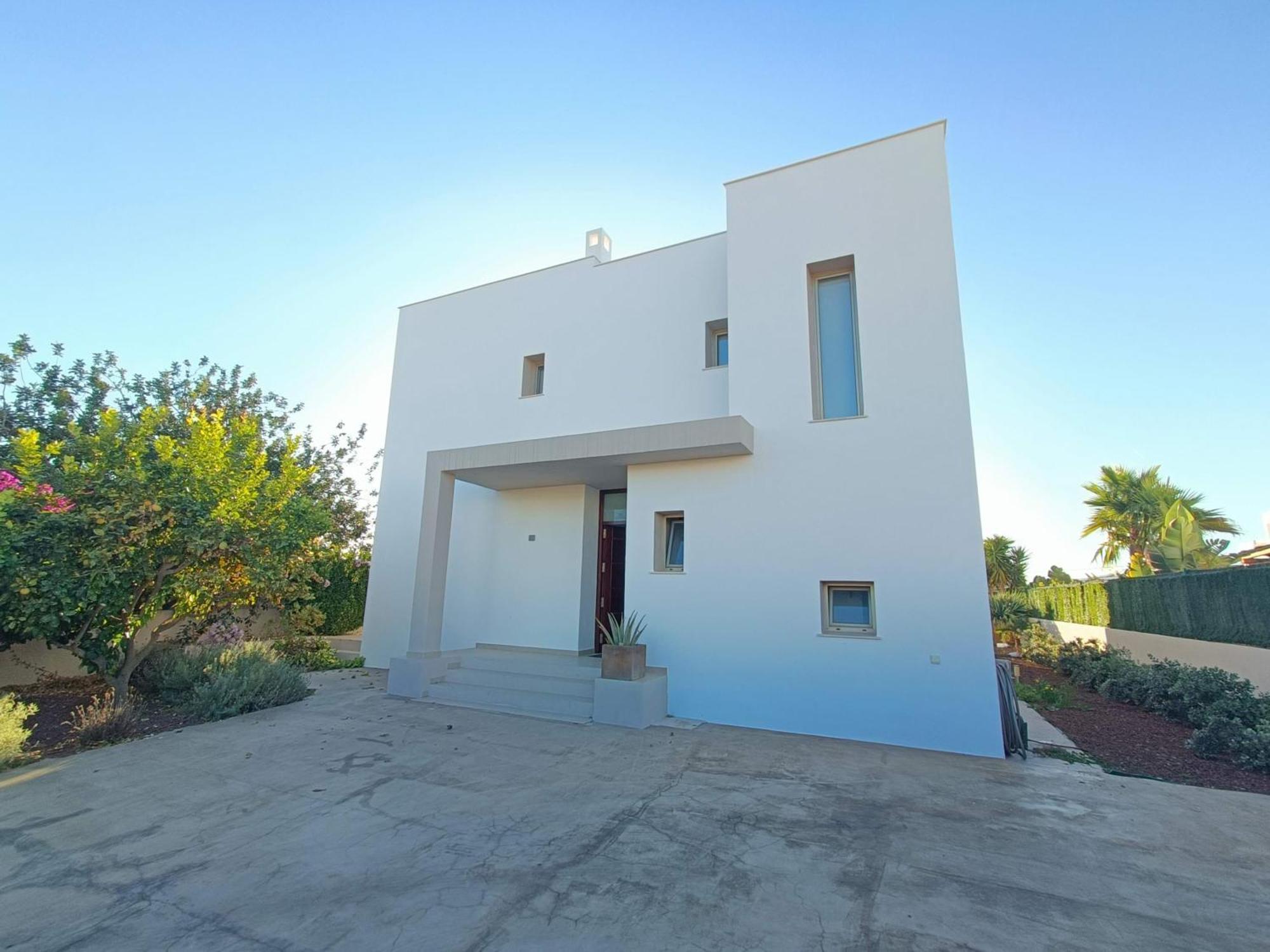 Moderna Casa Con Piscina Privada Villa Santa Eularia des Riu Exterior photo