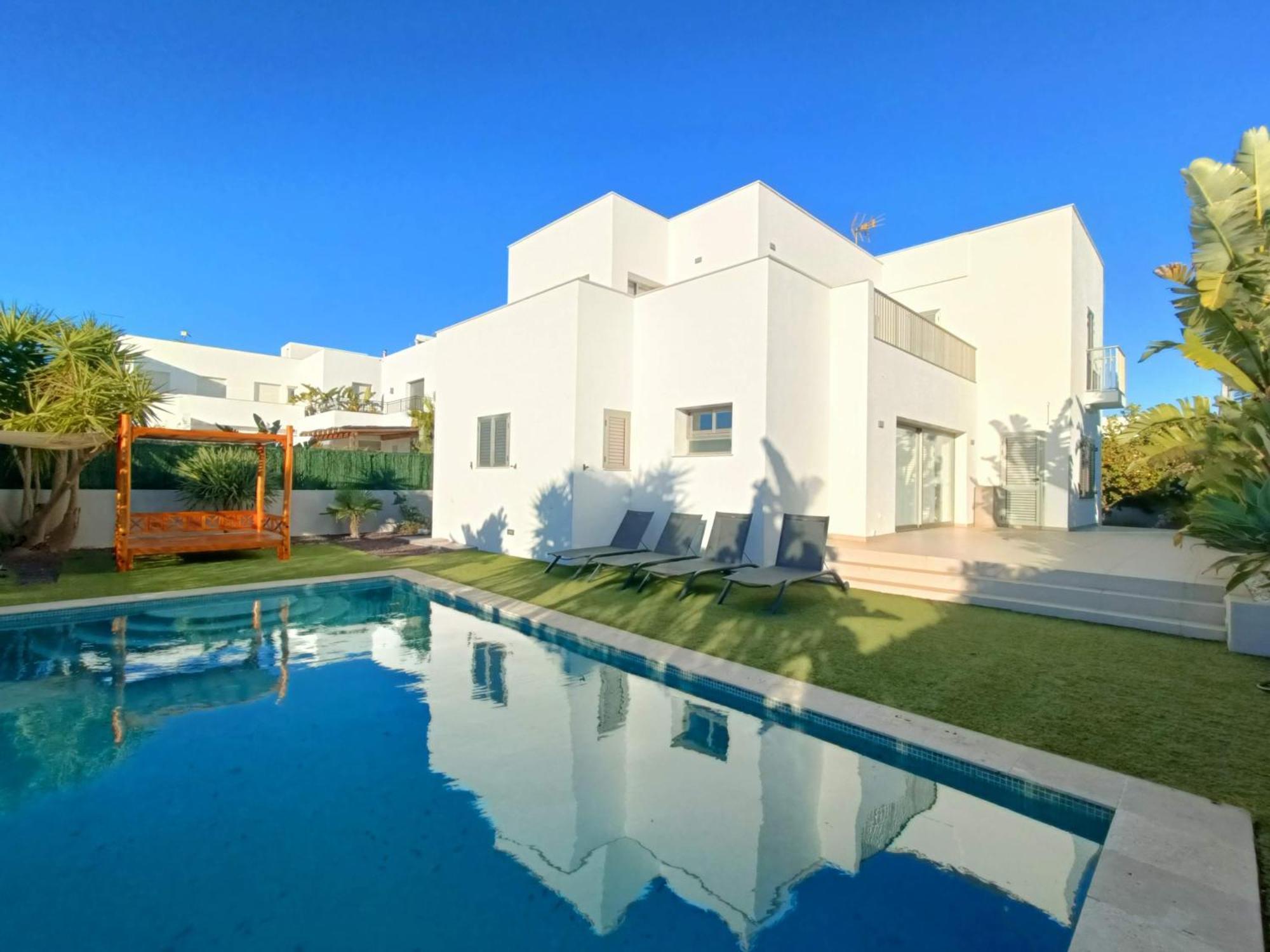 Moderna Casa Con Piscina Privada Villa Santa Eularia des Riu Exterior photo